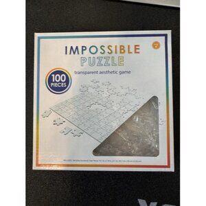 Transparent Clear Puzzle Impossible - 100 Pieces Skill Mind Game